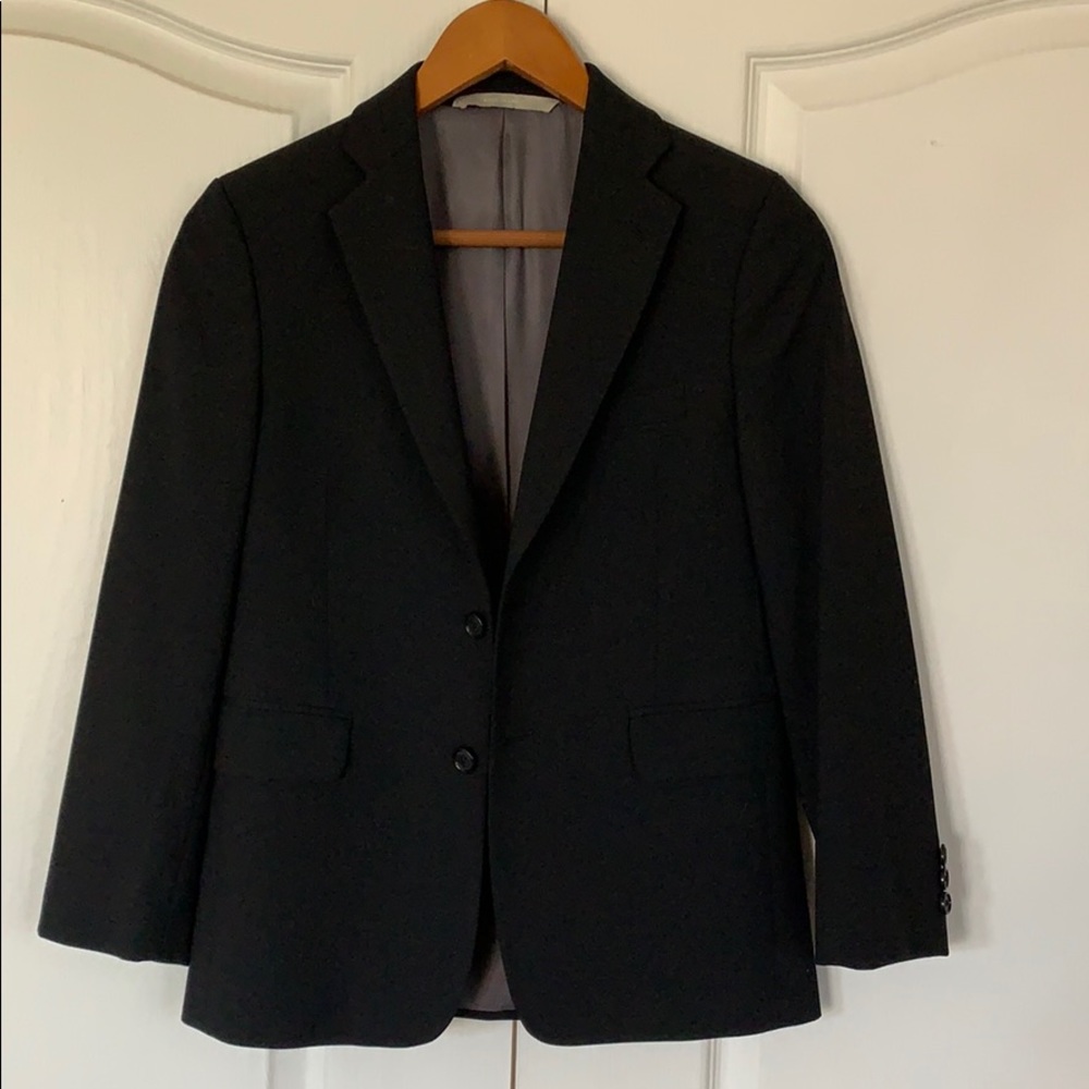 Nordstrom black boys size 12 suit jacket